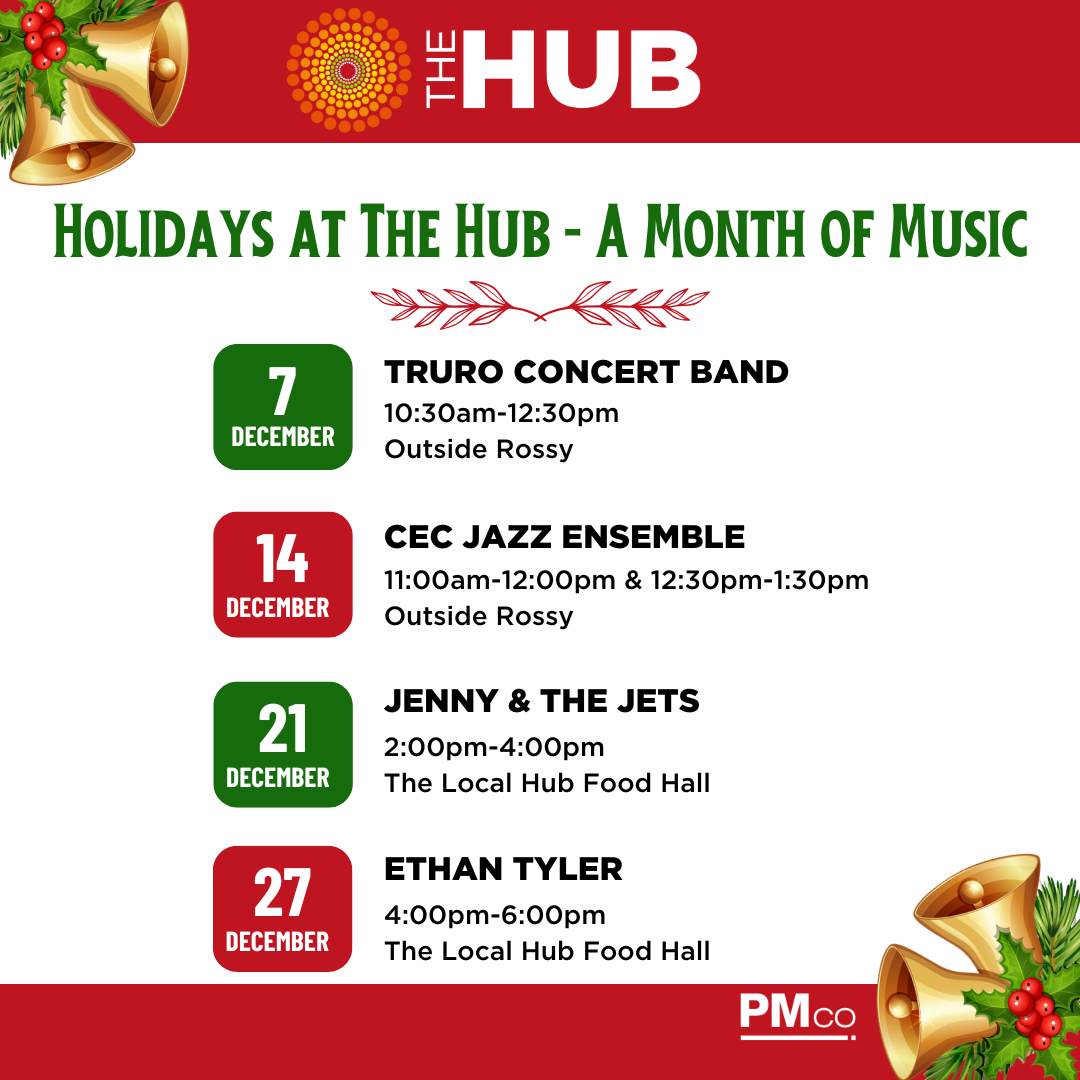 Holidays at The Hub – A Month of Music